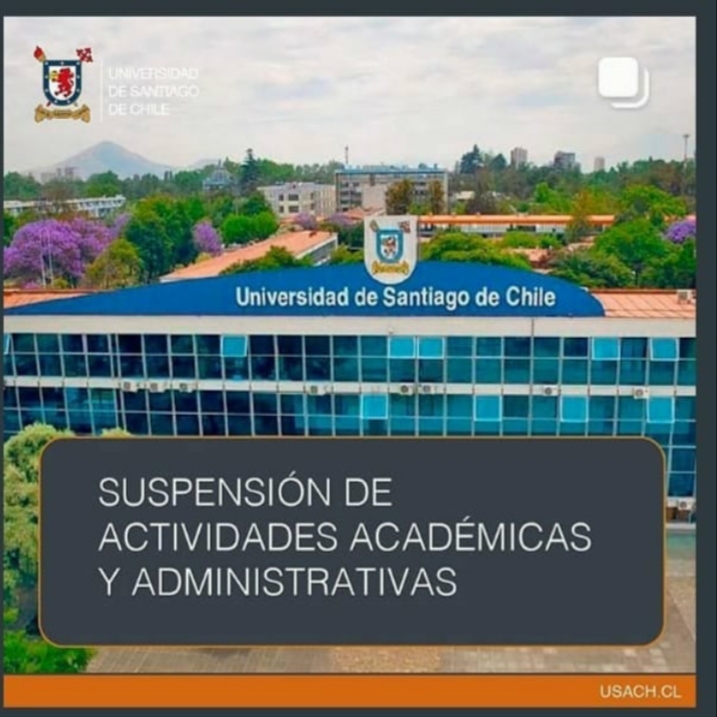 SUSPENSIÓN DE ACTIVIDADES ACADÉMICAS Y ADMINISTRATIVAS